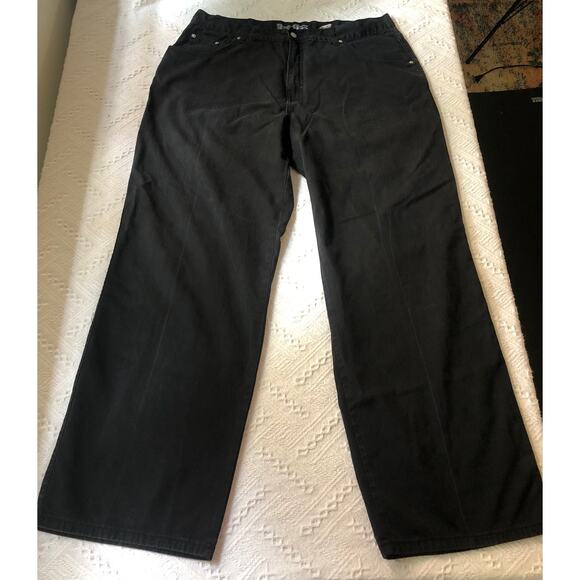 Vintage Interstate Wide Leg Baggy Pants Skate Distressed 90s Y2K Made USA Sz 40 - Picture 1 of 10